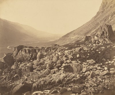 Kivet Glyn Franconin päässä. tekijältä Roger Fenton