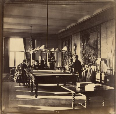 [Biljardihuone, Mentmore House] tekijältä Roger Fenton