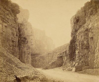 Cheddarin jyrkänteet, keskilaakso tekijältä Roger Fenton
