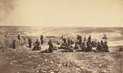 Ranskalainen linnake Inkermannissa tekijältä Roger Fenton