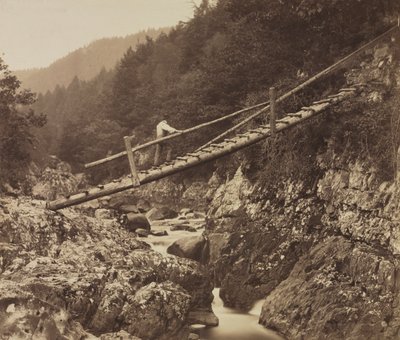 Miners Bridge, Llugwylla, Pohjois-Walesissa, 1857. tekijältä Roger Fenton