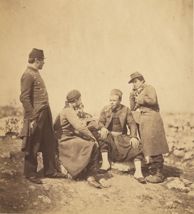 Zouaves  Soldiers of the Line. tekijältä Roger Fenton