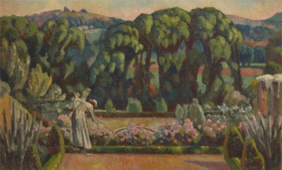Taiteilijan puutarha Durbinsissa, Guildfordissa tekijältä Roger Fry