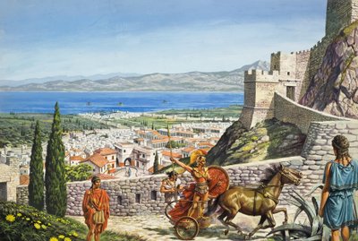 Corinth - Citadel at the Crossroads (guassia paperille) tekijältä Roger Payne