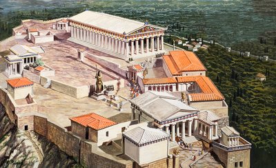 Akropolis ja Parthenon tekijältä Roger Payne