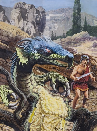 Legend of the Golden Fleece (guassi paperille) tekijältä Roger Payne