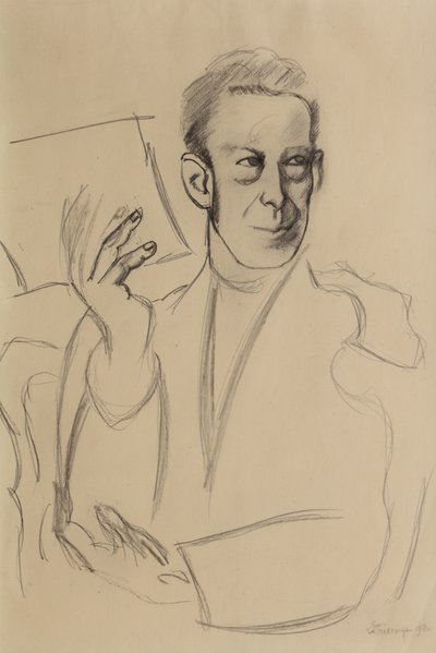 Tutkimus Jean-Louis Gampertin muotokuvaa varten tekijältä Roger de La Fresnaye