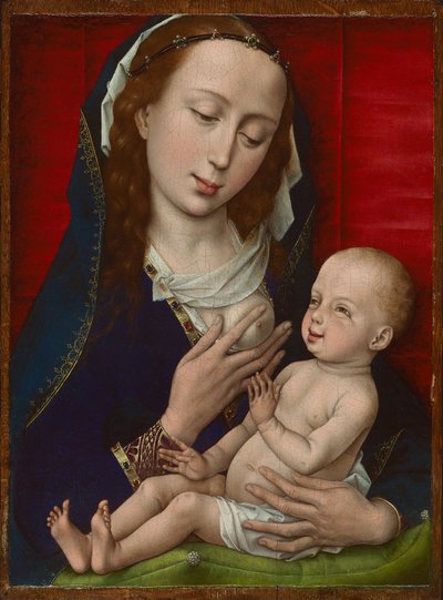Neitsyt ja lapsi tekijältä Rogier van der (workshop of) Weyden