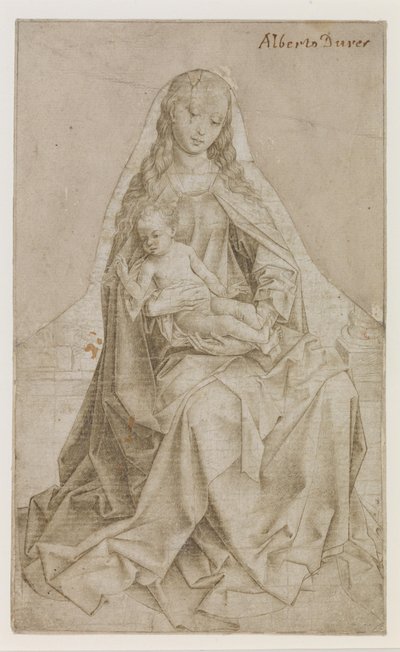 Madonna Kristus-lapsen siunauksen kanssa tekijältä Rogier van der Weyden