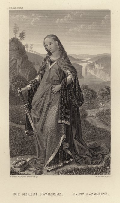 Pyhä Katariina tekijältä Rogier van der Weyden