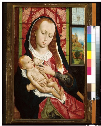 Neitsyt ja lapsi, noin 1480 tekijältä Rogier van der Weyden