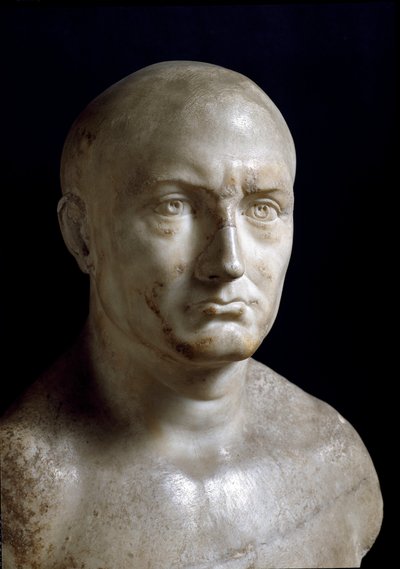 Afrikkalaisen Scipion rintakuva (marmoriveistos) tekijältä Roman