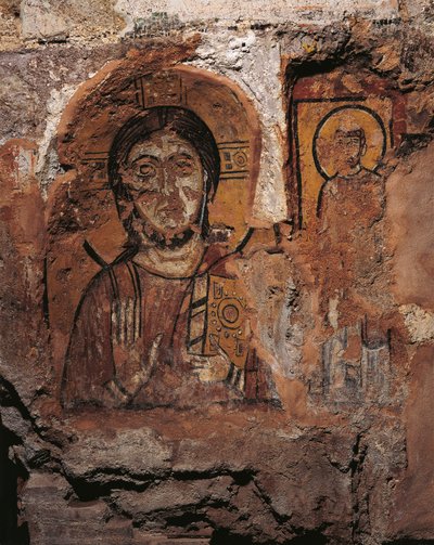 Kristus ja Pyhä Urban (fresko) tekijältä Roman