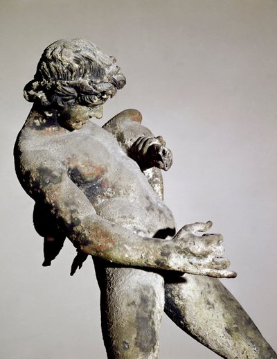 Yksityiskohta faunista (pronssiveistos tekijältä Roman