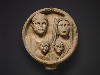 Hautajaiset, 2.–3. vuosisadat jKr. (marmori) tekijältä Roman