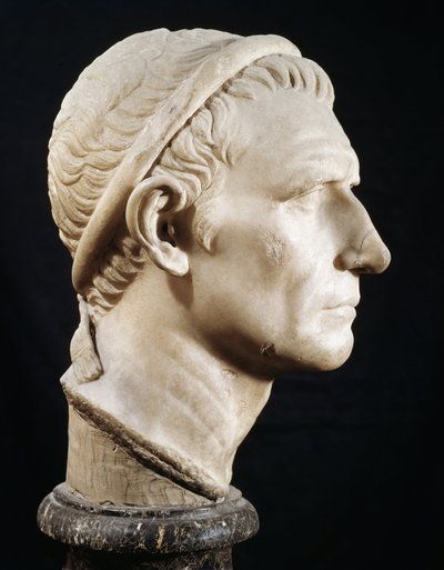 Antiokhos III Suuren johtaja (marmoriveistos) tekijältä Roman