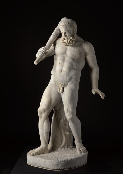 Herakles, 2. vuosisata (marmori) tekijältä Roman