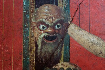 Dionysoksen kultin vihkimisriitit, fresko Villa Dei Misteristä tekijältä Roman