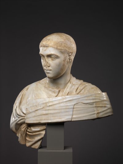 Marmori Severus Alexanderin muotokuva rintakuva, 230-235 jKr (marmori) tekijältä Roman