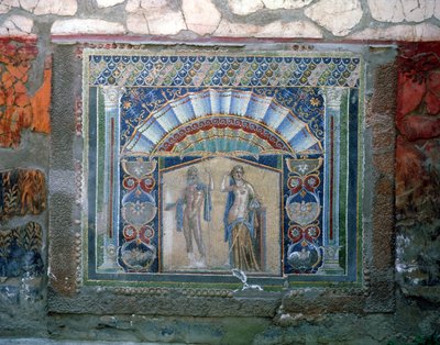 Mosaiikki Neptunuksen ja amfitriitin talosta (mosaiikki) (katso huone 113527) tekijältä Roman