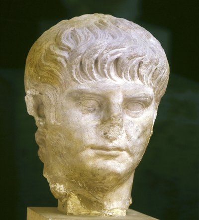 Nuoren keisari Neronin (37 - 68) edustus. Rooma, Museo Nazionale Romano. tekijältä Roman