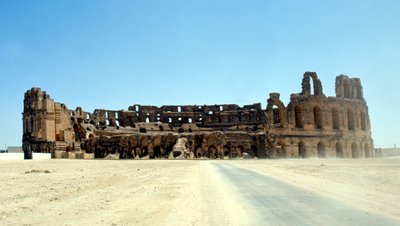 Roman Colosseum El-Djem, Tunisia. tekijältä Roman