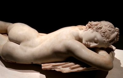 Nukkuva hermafrodiitti: roomalainen taide, 1. vuosisadalla eaa. tekijältä Roman