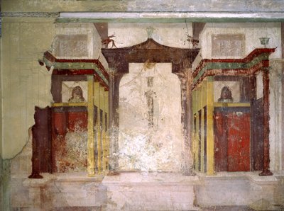 Naamiohuoneen eteläseinä, Augustuksen talo, Palatinuskukkula, Rooma tekijältä Roman