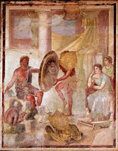 Thetis Vulcanin pajassa (fresko tekijältä Roman