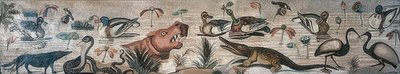 Eläimet Niilissä, Faunin talosta (Casa del Fauno), Pompejista tekijältä Roman