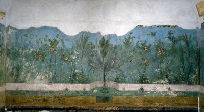 Trompe loeil -puutarha Livian huvilasta, 40-20 eKr tekijältä Roman
