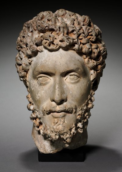 Aatelisen tai virkamiehen päällikkö, 175-200 tekijältä Roman Imperial Period
