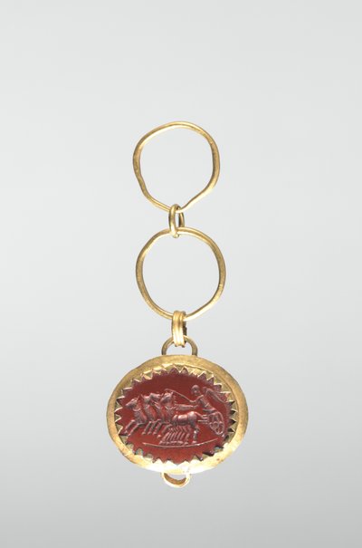 Intaglio ja voitto vaunuissa tekijältä Roman Imperial Period
