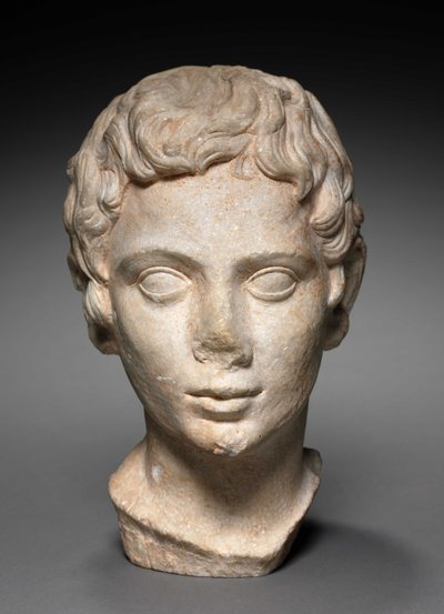 Nuorten pää, 100-1 eKr tekijältä Roman Period Egyptian