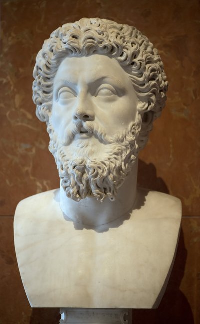Art Rome Rooman keisari Mark Aurelen (121 - 180 jKr) marmoririntakuva tekijältä Roman Roman