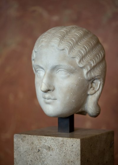 Art Rome Keisarinna Barbia Orbianan päällikkö (3. vuosisata), Marble tekijältä Roman Roman