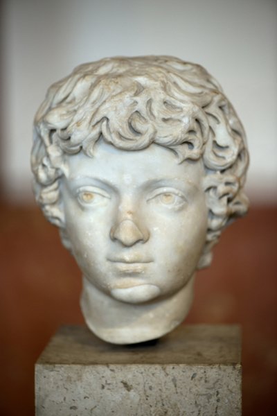 Art Rome Rooman keisari Caracalla-lapsen pää (188 - 217 jKr) tekijältä Roman Roman