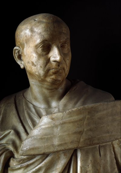 Afrikkalaisen Scipion rintakuva (marmoriveistos) tekijältä Roman Roman
