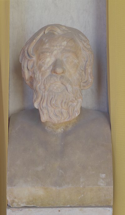 Sokrateen rintakuva (marmori) tekijältä Roman Roman