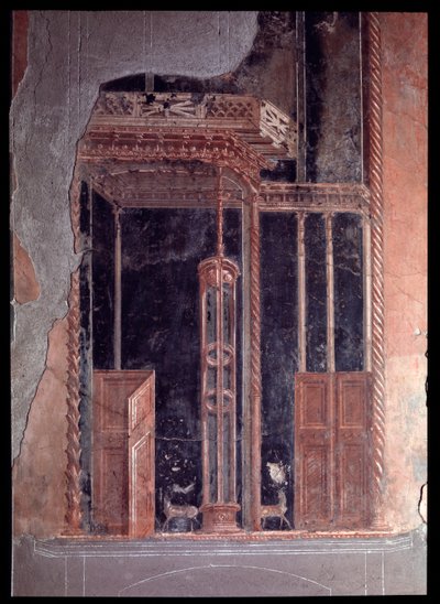Casa dei Cervin Tricliniumin fresko, 5. vuosisadalla eKr. - 1. vuosisadalla jKr tekijältä Roman Roman