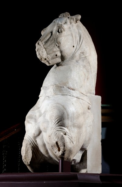 Hevosen etuosa (marmori) (katso myös 371182 & 371184) tekijältä Roman Roman
