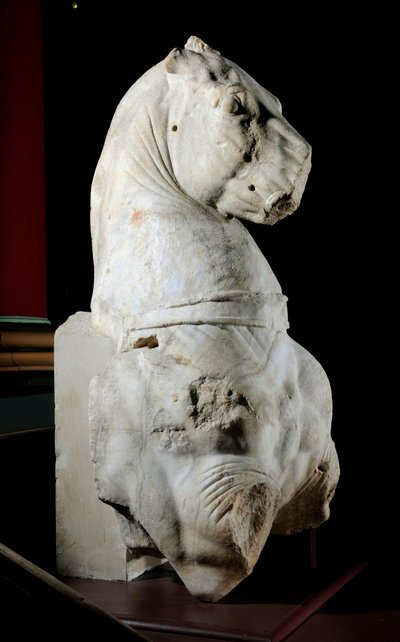 Hevosen etuosa (marmori) (katso myös 371183 & 371184) tekijältä Roman Roman