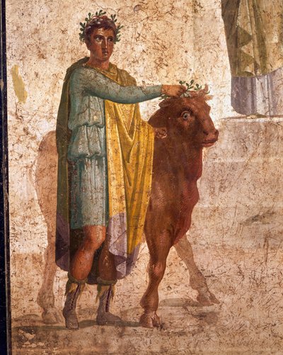 Roomalainen sivilisaatio, Jasonia ja Peliasta kuvaava fresko. Pompejista tekijältä Roman Roman