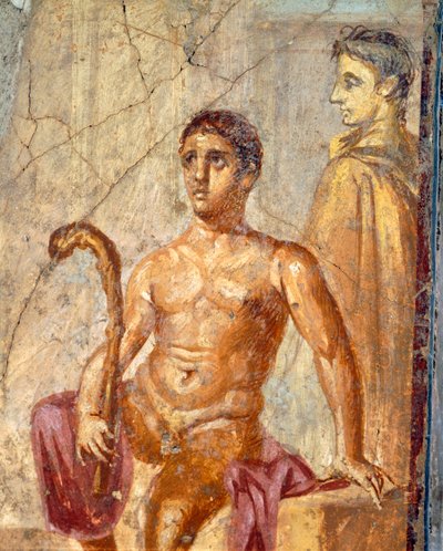 Selene ja Endymion, fresko House of Centenarysta, Pompejista, Campaniasta, Rooman sivilisaatiosta tekijältä Roman Roman