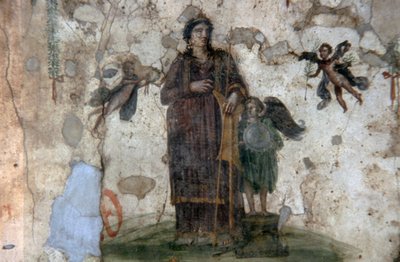 Venus Pompeiana, fresko neljän jumalan Tebernasta, Via dell