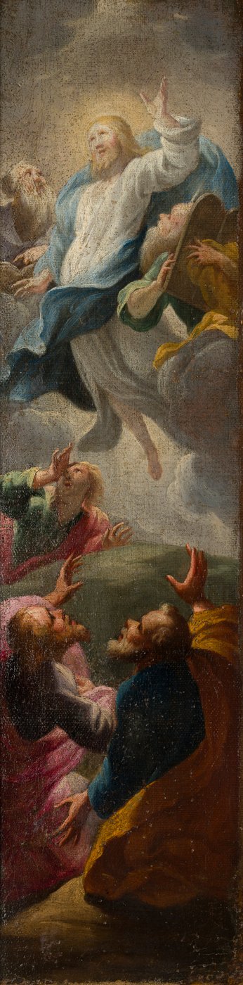 Kristus ilmestyy opetuslapsilleen, n. 1650-1750 (öljy kankaalle) tekijältä Roman School