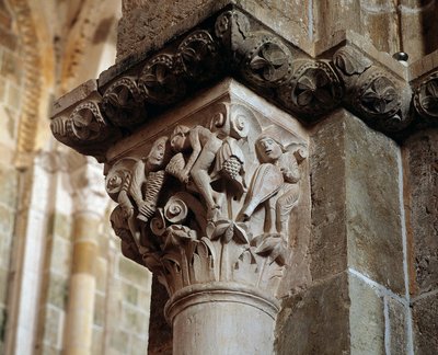 Tuulien esitys (veistetty pääkaupunki) tekijältä Romanesque