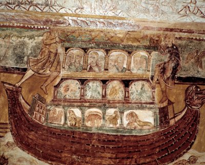 Nooan kaari (katon fresko) tekijältä Romanesque