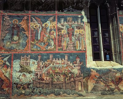 Sulttaani Mehmet II:n (1432-81) piiritys Konstantinopolin vuonna 1453 (katso myös 67361) tekijältä Romanian School