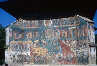 Viimeinen tuomio, 1547-50 tekijältä Romanian School